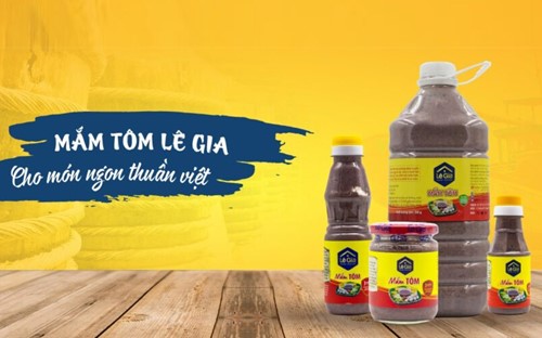 Câu chuyện sản phẩm OCOP 5 sao: Mắm tôm Lê Gia mặn mòi  hương vị biển khơi
