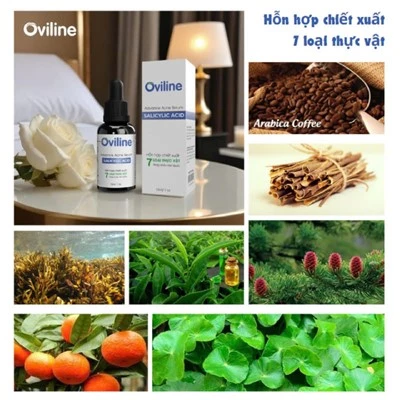Serum ngừa mụn mờ thâm nám chống lão hóa Oviline 15ml