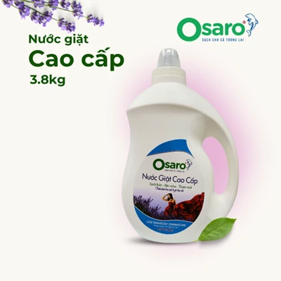 Nước giặt cao cấp OSARO 3,8kg – Sạch sâu, ổn định sau tráng