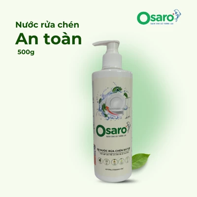 Nước rửa chén OSARO 500g – Rửa sạch gọn, thoáng sau tráng