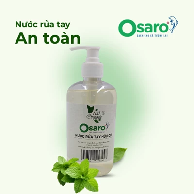 Nước rửa tay OSARO 500g – Rửa sạch gọn, dễ chịu sau xả