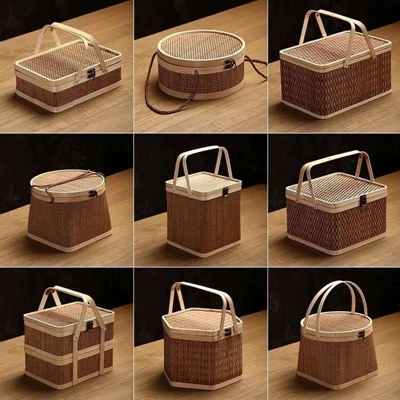 Hộp quà mây tre đan Thành Công