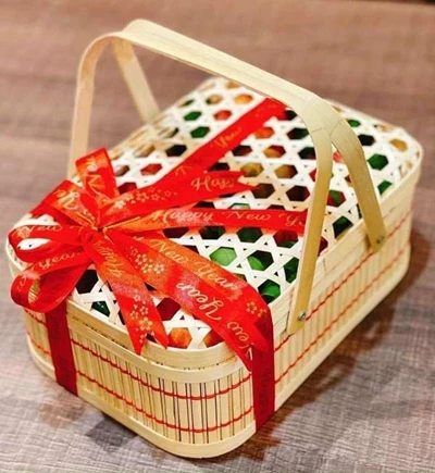 Hộp quà mây tre đan Thành Công