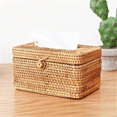 Hộp đựng giấy bằng mây Thành Công