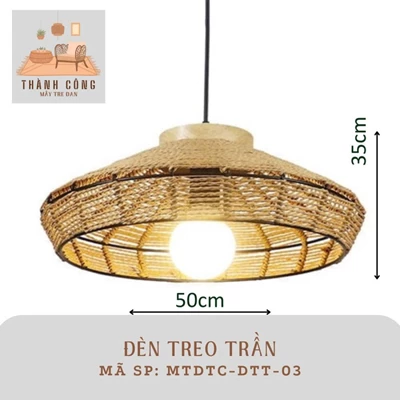 Đèn lồng treo trần mây tre đan Thành Công