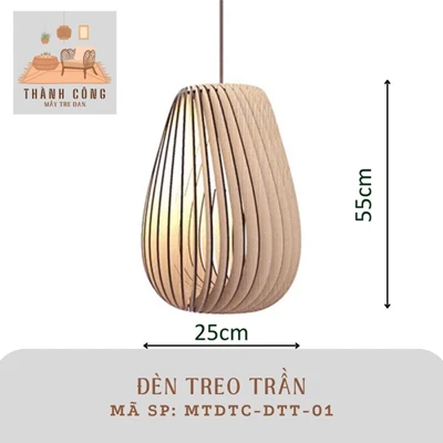 Đèn lồng treo trần mây tre đan Thành Công